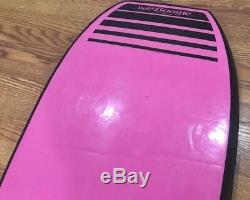 Morey Mach 20 RS Boogie Board Bodyboard 20RS Vintage Body Board Pink Gray