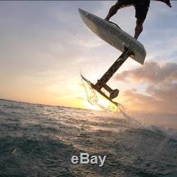 NEW Electronic Surfboard with Carbon Fiber Board and Hydrofoil, 25MPH Remote Motor