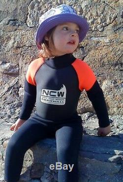 NEW Kids 3mm full wetsuit all watersports / beach use (sizes for 1 to 8 years)