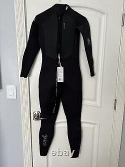 NEW O'Neill Women's Epic Full Surf Wetsuit 4/3mm Size 8 Black Super Stretch