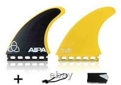 Naked Viking Surf Aipa Ahi Twin + Stabilizer Single Tab New Fins + String & Comb