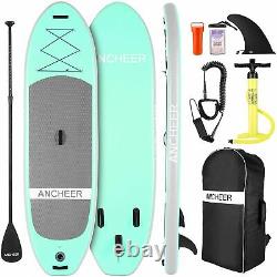 New 10ft x 6'' Inflatable Stand Up Paddle Board SUP Board with Accessories PVC