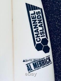 New KELLY SLATER Channel Islands Merrick Black Flag Whip Surfboard