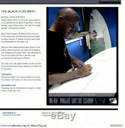 New KELLY SLATER Signed 36/75 Channel Islands Merrick Black Flag Whip Surfboard