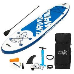 New Stand Up Paddle Board 11ft Inflatable SUP withbackpack Surf Water Sports PVC