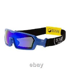 OCEAN CHAMELEON Floating Sunglasses Kiteboarding Surf Matte Blue & Blue Lens