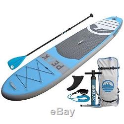 PEAK Inflatable 10'6 Stand Up Paddle Board Complete Package