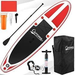 Paddle Board Inflatable 10ft Stand Up SUP Non-Slip Surfboard Adjustable Paddle