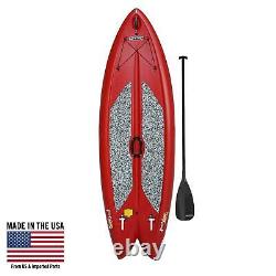Paddleboard Adjustable Stand Up Freestyle Multi-Sport Fiberglass Paddle Red