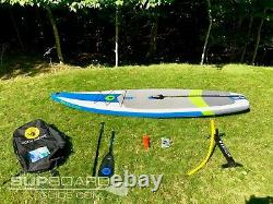 Performer 11' Blue Ocean Edition Inflatable Stand Up Paddle Board (isup) With Ba