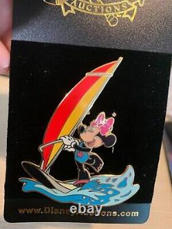 Pin 40103 Disney Auctions Water Sports (Minnie Mouse) WIND SURFING LE 100