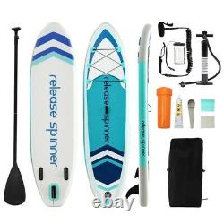 Premium 10FT Hydro-Force Inflatable Stand Up Paddle Board SUP Surfboard 6 Thick