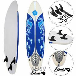 Premium 6' Surfboard Foamie Boards Surfing Body Boarding Beach Outdoor White