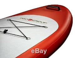 Pro6 P6-360 ISUP Inflatable Stand-Up Paddle Board 144x32x6, 12' 0 Teal-Red