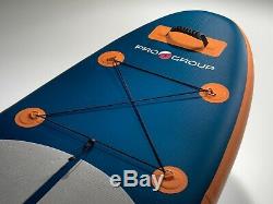 Pro6 P6-Pacific ISUP Inflatable Stand-Up Paddle Board 126x30x6, 10'6