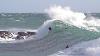 Pro Surfers Charge Gnarly Storm Surf Wave