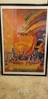 Quiksilver Eddie Aikau Would Go 1995-1996 Waimea Bay Hawaii Rare Poster