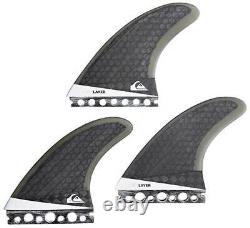 Quiksilver Layer Surfboard Fin Set Large New