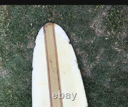 RARE 9FT JACOBS 1960's Longboard Surfboard Double Stringer