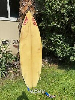RARE Vintage 80s Hobie Surfboard 6ft
