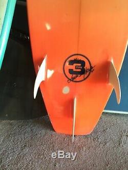 RARE Vintage 80s Line up Surfboard by Jack Sykes