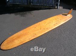 RARE vintage Greg Noll balsa wood surfboard 1950s longboard surfer surfing surf