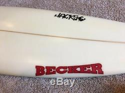 REDUCED! 6'5 Becker Cobley Shortboard with OAM bag and leash
