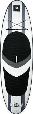 ROC Stand Up Inflatable Paddle Board Charcoal Scout Full Package