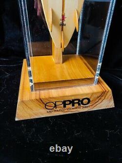 Rare ASP Tour 2001 OP Pro Boat Challenge Back Up Surf Trophy Wood Surfboard
