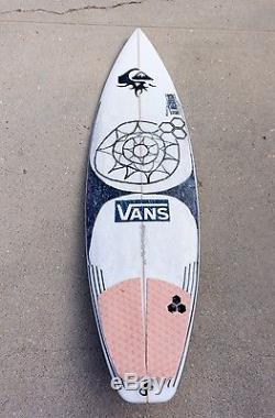 Real Dane Reynolds Channel Islands Surfboard with Signature 6'0