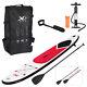 Red Paddle Board Sports Surf Inflatable Stand Up Water Racing Sup Bag Pump Oar
