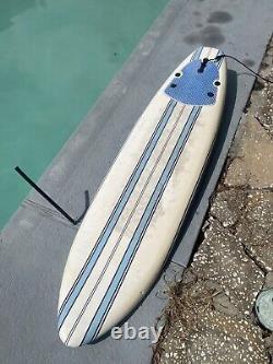 Ron Jon 6 Ft. Surfboard With Removable 3 Fins + Leash Beginner Board Adults & Kids