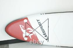 SEE NOTES LEMVUZ SHARK500 Inflatable Stand Up Paddle Board w 3 Surf Fins 11FT