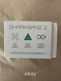SHARKBANZ 2 Magnetic Shark Repellent Band, Surfing, Diving, Snorkeling Lot Of 2