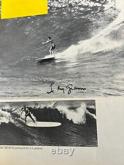 SIGNED By LeRoy Grannis Vintage International SURFING Magazine August 1965