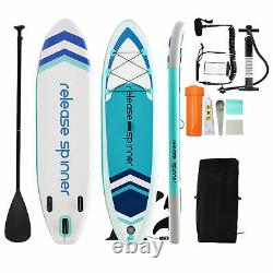 SILYINTERES 10' 6'' thick Inflatable Stand Up Paddle Board Wide Stance SUP kit