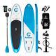 Sup Inflatable Stand Up Paddle Board 11'x32x6 Withad Paddle, Backpack, Leash, Pump