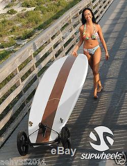 SUP Standup Paddle Surf Board Carrier Trolley Trailer For Walking P