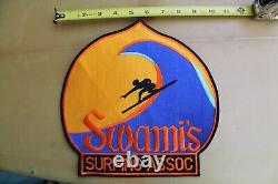 SWAMI'S Surfing Association Club Encinitas CA Rare Original Vintage Surf PATCH