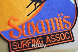 SWAMI'S Surfing Association Club Encinitas CA Rare Original Vintage Surf PATCH