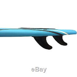Scott Burke 7'6 Baja Soft Surfboard Aqua Blue