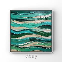 Sea Travel Abstract Art Water Sports Surfing Swimming Yachting Fishing Art Print