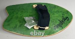 Seaplane Body Surfing Hand Plane Fish Shaped Green MB105 & Tag Birds Eye Maple