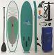 Serenelife 10' Inflatable Stand Up Paddle Board With Sup Accessories & Carry Bag