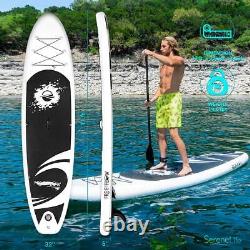 SereneLife Inflatable Stand Up Paddle Board 11' Ft. Standup Sup Paddle
