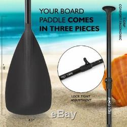 Serene-Life SLSUPB08 11 FT Inflatable Stand Up Paddle Board (SUP) With Accessories