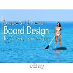 Serene-Life SLSUPB20 10 FT Inflatable Stand Up Paddle Board (SUP) With Accessories