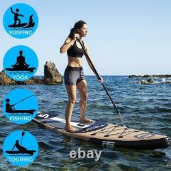 Serenelife Rising Flow Inflatable Paddleboard iSUP stand Up Water Paddle-Board