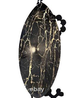 South Bay Skimboard 48 Marauder Black & Gold Marble Cloth In-Lay