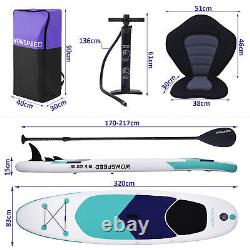 Stand Up Paddle Board 11FT Inflatable SUPP Surfboard Complete Kit Kayak US